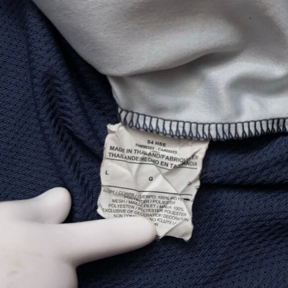 Nike USA Team Prematch Training Soccer Jersey Mens Size L Short Sleeve Blue - Picture 6 of 7